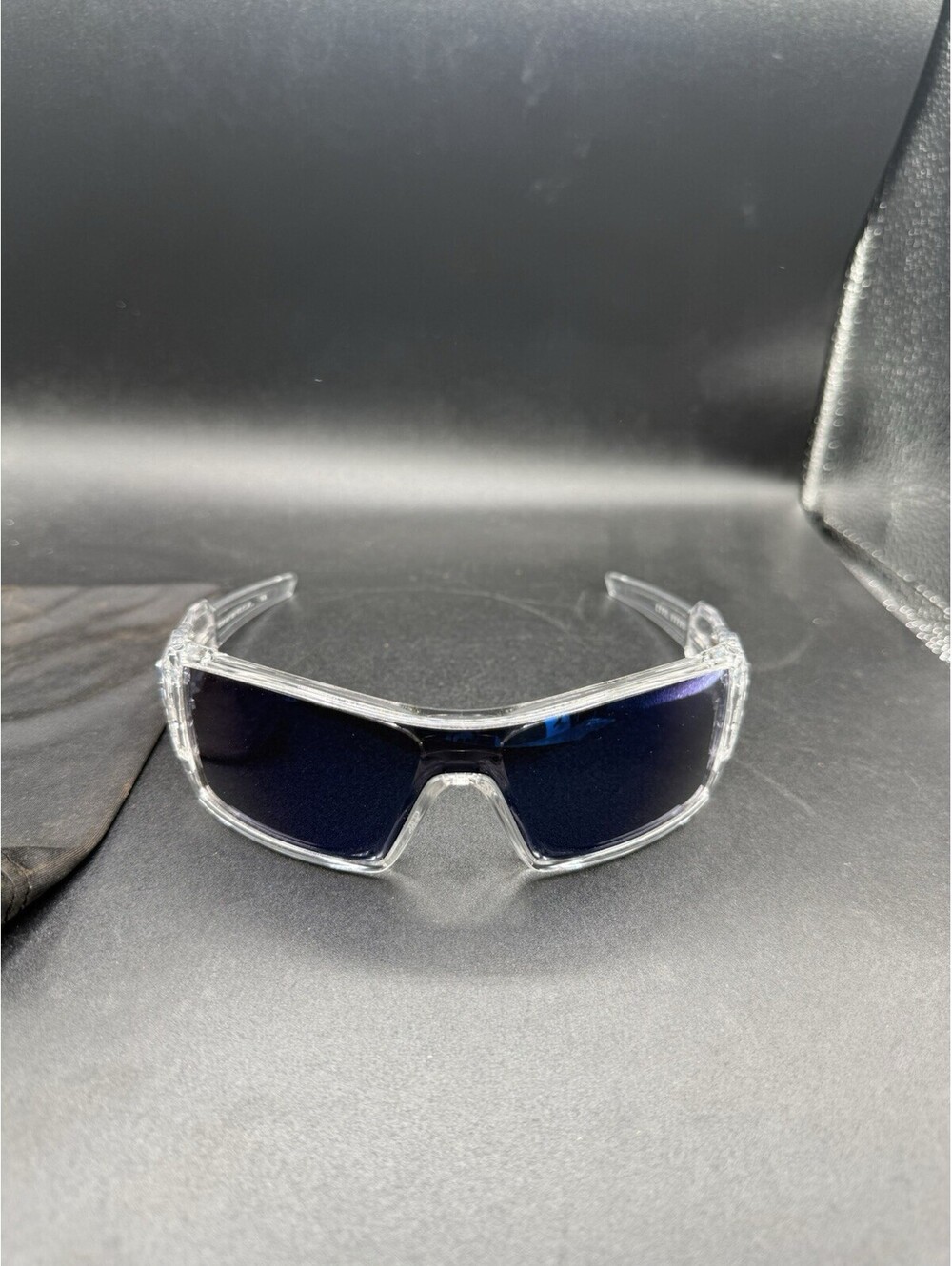Oakley Oil Rig II Polished Clear/Ice Iridium Lenses